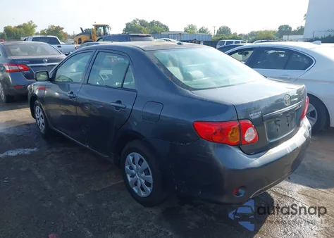 2009 Toyota Corolla z USA, uszkodzony, nr VIN 1NXBU40E39Z155742